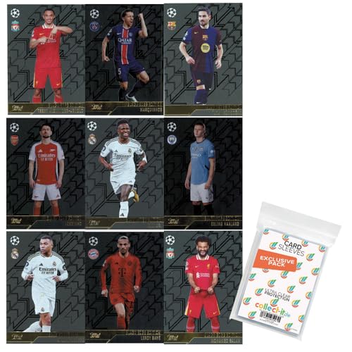 Bundle mit Match Attax Champions League 2024/25 - Trading Cards Sparangebote + Exklusive Collect-it Hüllen (Alle 9 Black Edge Edition Karten) Bundle mit Match Attax Champions League 2024/25 - Trading Cards Sparangebote + Exklusive Collect-it Hüllen (Alle 9 Black Edge Edition Karten) von collect-it.de MY HOME OF CARDS + TOYS