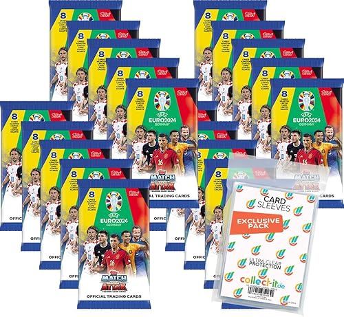 Bundle mit Match Attax UEFA Euro 2024 Germany - 20 Booster + Exklusive Collect-it Hüllen Bundle mit Match Attax UEFA Euro 2024 Germany - 20 Booster + Exklusive Collect-it Hüllen von collect-it.de MY HOME OF CARDS + TOYS