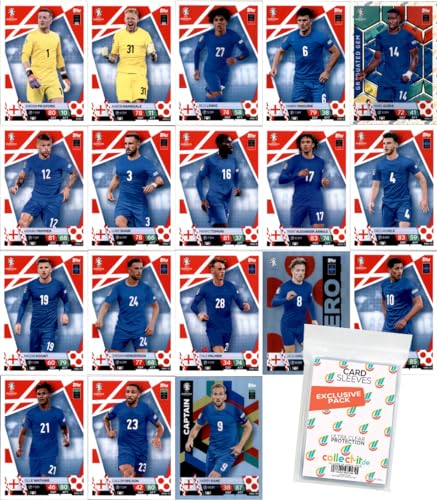 Bundle mit Match Attax UEFA Euro 2024 Germany - Mannschaftspaket + Exklusive Collect-it Hüllen (England) Bundle mit Match Attax UEFA Euro 2024 Germany - Mannschaftspaket + Exklusive Collect-it Hüllen (England) von collect-it.de MY HOME OF CARDS + TOYS