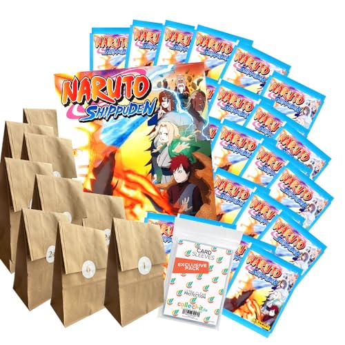 Bundle mit Naruto Shippuden (2023) - Sammelsticker - Adventskalender + Exklusive Collect-it Hüllen von collect-it.de MY HOME OF CARDS + TOYS