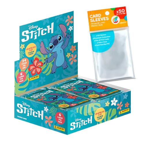 Bundle mit Panini Stitch (2025) Trading Cards - 1 Display (24 Booster) + Exklusive Collect-it Hüllen von collect-it.de MY HOME OF CARDS + TOYS