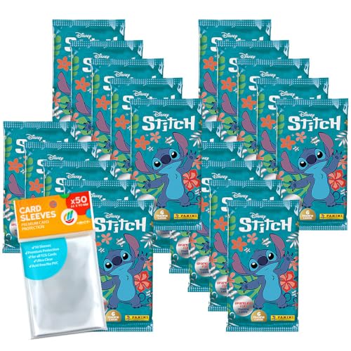 Bundle mit Panini Stitch (2025) Trading Cards - 20 Booster + Exklusive Collect-it Hüllen von collect-it.de MY HOME OF CARDS + TOYS