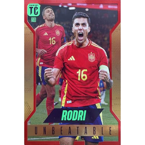 Bundle mit Top Class Pure Football 2025 - Trading Cards - Parallel Unbeatable (270 - Rodri - Unbeatable - Red Hot) von collect-it.de MY HOME OF CARDS + TOYS