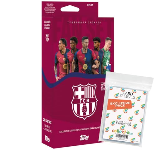 Bundle mit Topps FC Barcelona Set 2024/25-1x Box + Exklusive Collect-it Hüllen Bundle mit Topps FC Barcelona Set 2024/25-1x Box + Exklusive Collect-it Hüllen von collect-it.de MY HOME OF CARDS + TOYS