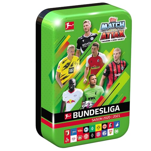 Bundle mit Topps Match Attax Bundesliga 2020/21-1 Tin Box + Exclusive Collect-it Hüllen Bundle mit Topps Match Attax Bundesliga 2020/21-1 Tin Box + Exclusive Collect-it Hüllen von collect-it.de MY HOME OF CARDS + TOYS