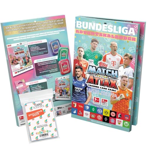Bundle mit Topps Match Attax Bundesliga 2023/24 - Adventskalender + Exklusive Collect-it Hüllen Bundle mit Topps Match Attax Bundesliga 2023/24 - Adventskalender + Exklusive Collect-it Hüllen von collect-it.de MY HOME OF CARDS + TOYS