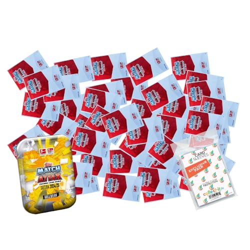 Bundle mit Topps Match Attax Bundesliga - 2024/2025 + Exklusive Collect-it Hüllen (50 Verschiedene, zufällige Karten + 1 Leere Mini Tin Box) Bundle mit Topps Match Attax Bundesliga - 2024/2025 + Exklusive Collect-it Hüllen (50 Verschiedene, zufällige Karten + 1 Leere Mini Tin Box) von collect-it.de MY HOME OF CARDS + TOYS