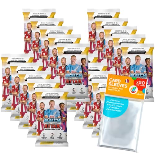 Bundle mit Topps - Match Attax Champions League 2025/26 - Trading Cards - 20 Booster + Exklusive Collect-it Hüllen Bundle mit Topps - Match Attax Champions League 2025/26 - Trading Cards - 20 Booster + Exklusive Collect-it Hüllen von collect-it.de MY HOME OF CARDS + TOYS