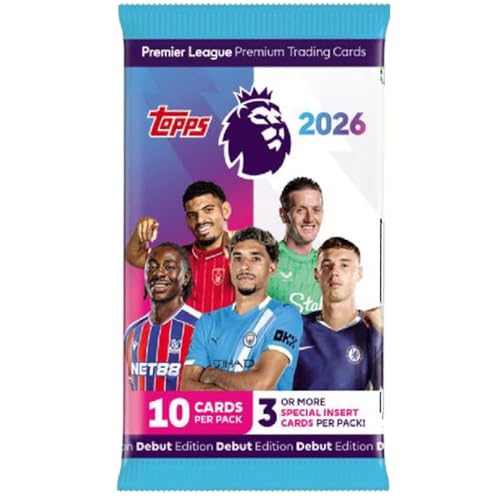 Bundle mit Topps - Premier League 2025/26 Trading Cards + Exklusive Collect-it Hüllen (1 Leere Sammelmappe) von collect-it.de MY HOME OF CARDS + TOYS