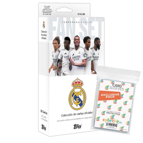 Bundle mit Topps Real Madrid Set 2024/25-1x Box + Exklusive Collect-it Hüllen Bundle mit Topps Real Madrid Set 2024/25-1x Box + Exklusive Collect-it Hüllen von collect-it.de MY HOME OF CARDS + TOYS