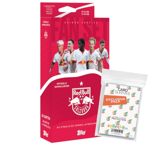 Bundle mit Topps Red Bull Salzburg Fan Set 2024/25-1x Box + Exklusive Collect-it Hüllen Bundle mit Topps Red Bull Salzburg Fan Set 2024/25-1x Box + Exklusive Collect-it Hüllen von collect-it.de MY HOME OF CARDS + TOYS