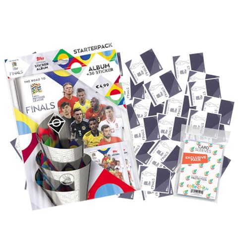Bundle mit Topps - Road to UEFA Nations League 2022 - Sammelsticker - Komplettsatz + Album + Exklusive Collect-it Hüllen Bundle mit Topps - Road to UEFA Nations League 2022 - Sammelsticker - Komplettsatz + Album + Exklusive Collect-it Hüllen von collect-it.de MY HOME OF CARDS + TOYS