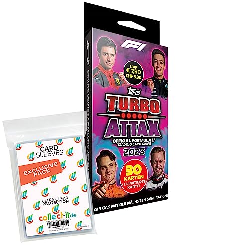Bundle mit Topps - Turbo Attax Formel 1 2023-1 Blister + Exklusive Collect-it Hüllen Bundle mit Topps - Turbo Attax Formel 1 2023-1 Blister + Exklusive Collect-it Hüllen von collect-it.de MY HOME OF CARDS + TOYS