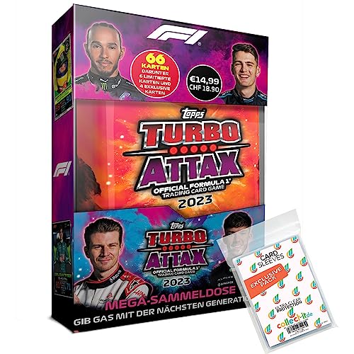 Bundle mit Topps - Turbo Attax Formel 1 2023 - Tin Box Orange + Exklusive Collect-it Hüllen Bundle mit Topps - Turbo Attax Formel 1 2023 - Tin Box Orange + Exklusive Collect-it Hüllen von collect-it.de MY HOME OF CARDS + TOYS