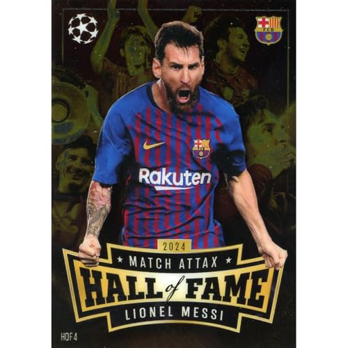 Match Attax Champions League 2024/2025 - Trading Cards Fußballkarten Einzel Sammelkarten (Hof 4 - Lionel Messi - Hall of Fame Chrome) von collect-it.de MY HOME OF CARDS + TOYS