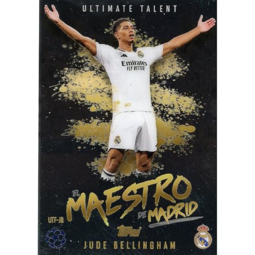 Match Attax Champions League 2024/2025 - Trading Cards Fußballkarten Einzel Sammelkarten (UTF-JB - Jude Bellingham - Ultimate Talent Chrome) von collect-it.de MY HOME OF CARDS + TOYS