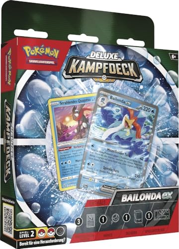 Pokemon Deluxe Battle Deck - Bailonda EX - Deutsch + 100 Exklusive Collect-it.de Hüllen Pokemon Deluxe Battle Deck - Bailonda EX - Deutsch + 100 Exklusive Collect-it.de Hüllen von collect-it.de MY HOME OF CARDS + TOYS