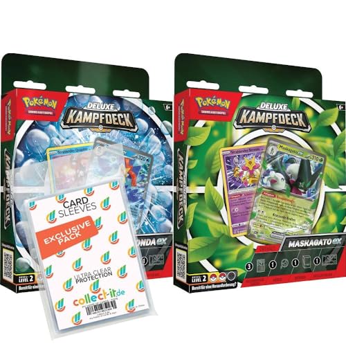 Pokemon Deluxe Battle Deck - Beide Decks - Deutsch + 100 Exklusive Collect-it.de Hüllen Pokemon Deluxe Battle Deck - Beide Decks - Deutsch + 100 Exklusive Collect-it.de Hüllen von collect-it.de MY HOME OF CARDS + TOYS