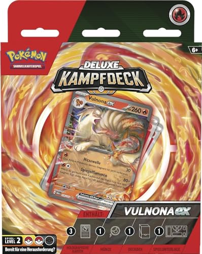 Pokemon Deluxe Battle Decks März 2024 - Vulnona EX Deck - Deutsch + 40 Exklusive Collect-it.de Hüllen Pokemon Deluxe Battle Decks März 2024 - Vulnona EX Deck - Deutsch + 40 Exklusive Collect-it.de Hüllen von collect-it.de MY HOME OF CARDS + TOYS