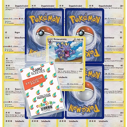 Pokemon Karten-Bundles + Exklusive Collect-it.de Hüllen (20 Farblos-Pokemon) von collect-it.de MY HOME OF CARDS + TOYS