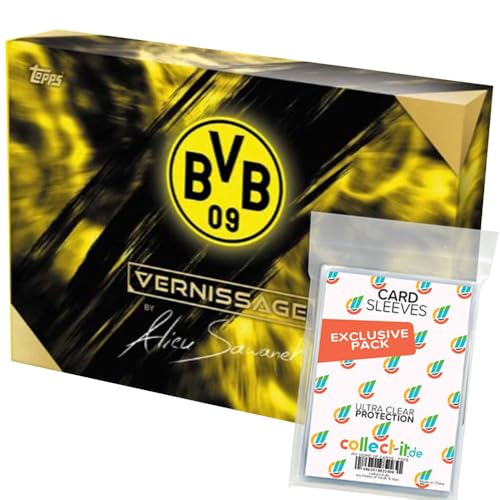 Topps - BVB Vernissage 2024 1x Box +40 Exklusive Collect-it Hüllen von collect-it.de MY HOME OF CARDS + TOYS