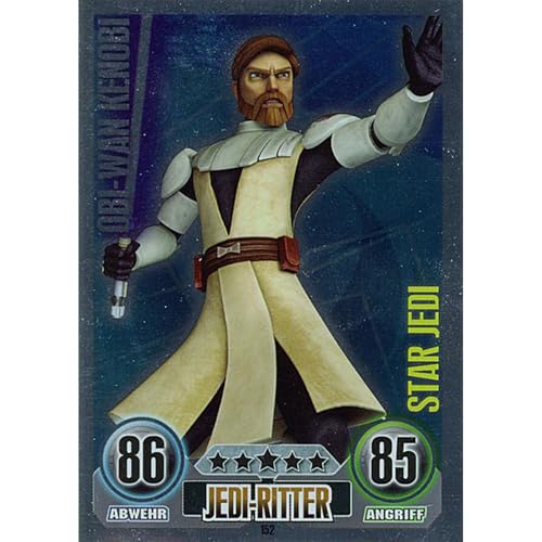 Topps Force Attax Star Wars - Serie 1 Trading Cards Sammel Karten (152 - Obi-WAN Kenobi - Jedi-Ritter - Star-Karte) von collect-it.de MY HOME OF CARDS + TOYS