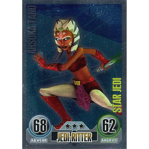 Topps Force Attax Star Wars - Serie 1 Trading Cards Sammel Karten (153 - Ahsoka Tano - Jedi-Ritter - Star-Karte) von collect-it.de MY HOME OF CARDS + TOYS