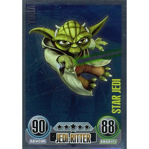 Topps Force Attax Star Wars - Serie 1 Trading Cards Sammel Karten (154 - YODA - Jedi-Ritter - Star-Karte) von collect-it.de MY HOME OF CARDS + TOYS