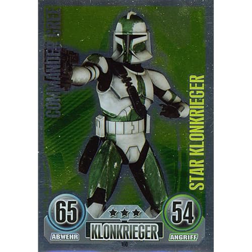 Topps Force Attax Star Wars - Serie 1 Trading Cards Sammel Karten (160 - Commander GREE - Klonkrieger - Star-Karte) von collect-it.de MY HOME OF CARDS + TOYS
