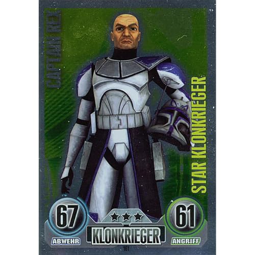 Topps Force Attax Star Wars - Serie 1 Trading Cards Sammel Karten (161 - Captain REX - Klonkrieger - Star-Karte) von collect-it.de MY HOME OF CARDS + TOYS