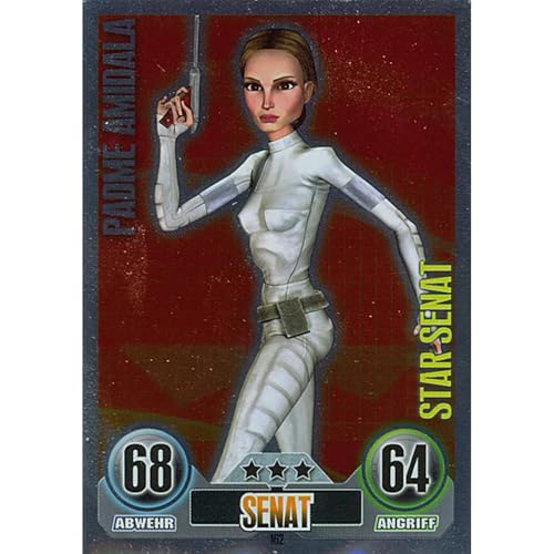 Topps Force Attax Star Wars - Serie 1 Trading Cards Sammel Karten (162 - Padme Amidala - Senat - Star-Karte) von collect-it.de MY HOME OF CARDS + TOYS