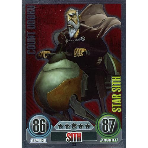 Topps Force Attax Star Wars - Serie 1 Trading Cards Sammel Karten (163 - Count DOOKU - Sith - Star-Karte) von collect-it.de MY HOME OF CARDS + TOYS