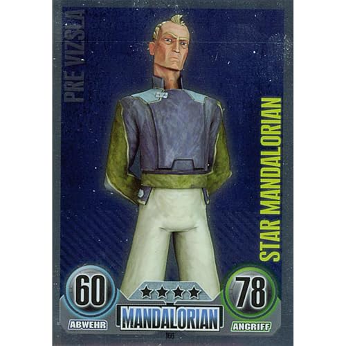Topps Force Attax Star Wars - Serie 1 Trading Cards Sammel Karten (166 - PRE Vizsla - Mandalorian - Star-Karte) von collect-it.de MY HOME OF CARDS + TOYS