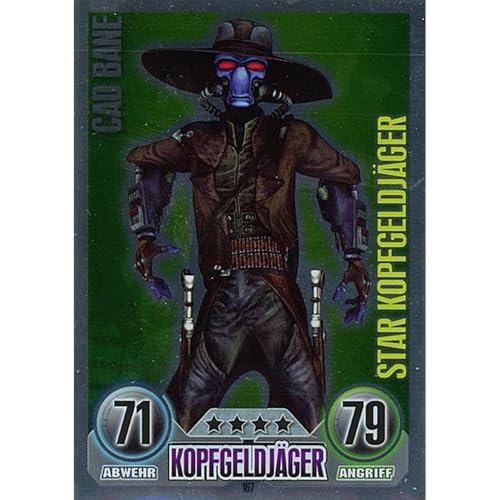 Topps Force Attax Star Wars - Serie 1 Trading Cards Sammel Karten (167 - CAD Bane - Kopfgeldjäger - Star-Karte) von collect-it.de MY HOME OF CARDS + TOYS