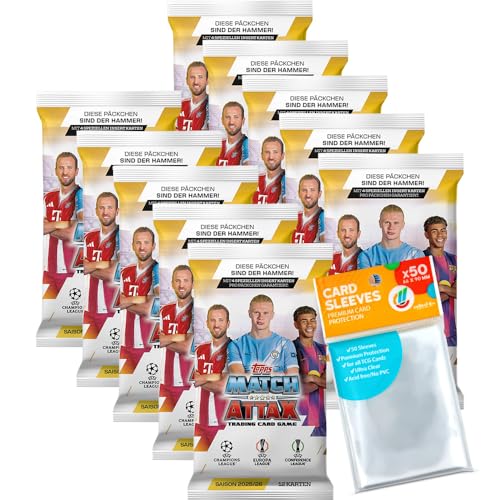 Topps Match Attax Trading Cards Bundle Champions League 25/26-10 Booster Topps Match Attax Trading Cards Bundle Champions League 25/26-10 Booster von collect-it.de MY HOME OF CARDS + TOYS