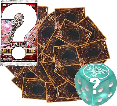 YGO 100 Common Karten + 1 offizieller Würfel + 1 zufälliges Booster - Deutsch von collect-it.de MY HOME OF CARDS + TOYS
