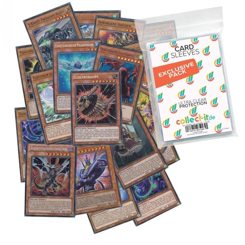 Yu-Gi-Oh! 30 Verschiedene Effektmonster - Deutsch + 40 Exklusive Collect-it.de Hüllen Yu-Gi-Oh! 30 Verschiedene Effektmonster - Deutsch + 40 Exklusive Collect-it.de Hüllen von collect-it.de MY HOME OF CARDS + TOYS