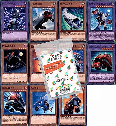 Yu-Gi-Oh Karten-Bundles + Exklusive Collect-it.de Hüllen (Roid) von collect-it.de MY HOME OF CARDS + TOYS