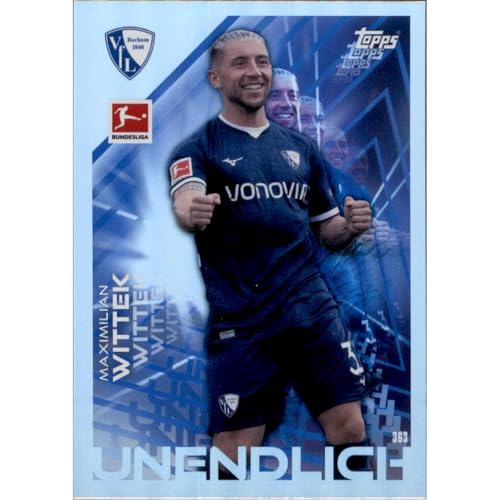 Topps Match Attax Bundesliga 2024/2025 Trading Cards – Limitierte Sammelkarten für Fans, perfekt zum Sammeln und Spielen (363 - Maximilian Wittek - Unendlich) Topps Match Attax Bundesliga 2024/2025 Trading Cards – Limitierte Sammelkarten für Fans, perfekt zum Sammeln und Spielen (363 - Maximilian Wittek - Unendlich) von collect-it.de MY HOME OF CARDS + TOYS