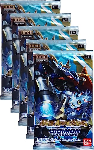 collect-it.de MY HOME OF CARDS + TOYS Digimon - 5 New Awakening Booster - Englisch von collect-it.de MY HOME OF CARDS + TOYS