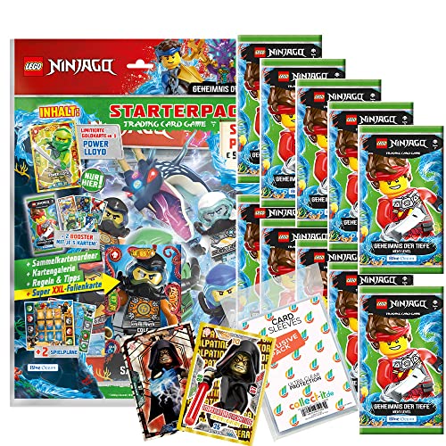collect-it.de MY HOME OF CARDS + TOYS Exklusive Aufbewahrungshüllen im Bundle mit Blue Ocean - Lego Ninjago 7 Next Level Trading Cards (1 Starter + 10 Booster) von collect-it.de MY HOME OF CARDS + TOYS