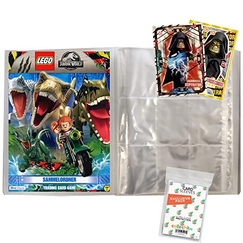 Bundle mit Lego Jurassic World Trading Cards Serie - 1 Leere Sammelmappe + 2 Limitierte Star Wars Karten + Exklusive Collect-it Hüllen (Serie 2) Bundle mit Lego Jurassic World Trading Cards Serie - 1 Leere Sammelmappe + 2 Limitierte Star Wars Karten + Exklusive Collect-it Hüllen (Serie 2) von collect-it.de MY HOME OF CARDS + TOYS
