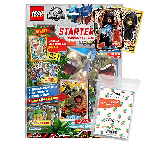 collect-it.de MY HOME OF CARDS + TOYS Exklusive Aufbewahrungshüllen im Bundle mit Lego Jurassic World - Serie 2-1 Starter + 2 Limitierte Star Wars Karten von collect-it.de MY HOME OF CARDS + TOYS