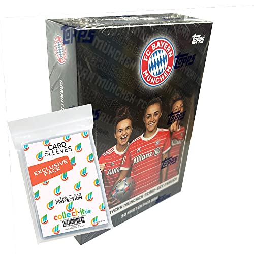 collect-it.de MY HOME OF CARDS + TOYS Exklusive Aufbewahrungshüllen im Bundle mit Topps FC Bayern München Team Set Frauen 2022/2023 von collect-it.de MY HOME OF CARDS + TOYS