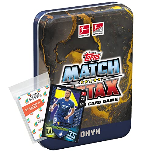 collect-it.de MY HOME OF CARDS + TOYS Exklusive Aufbewahrungshüllen im Bundle mit Topps Match Attax 2022/23-1 Mini Tin Box Onyx + 1 seltene Nationalspiel Karte collect-it.de MY HOME OF CARDS + TOYS Exklusive Aufbewahrungshüllen im Bundle mit Topps Match Attax 2022/23-1 Mini Tin Box Onyx + 1 seltene Nationalspiel Karte von collect-it.de MY HOME OF CARDS + TOYS
