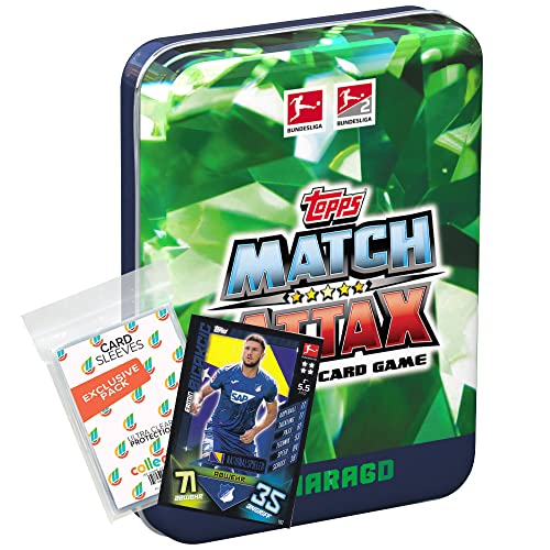 collect-it.de MY HOME OF CARDS + TOYS Exklusive Aufbewahrungshüllen im Bundle mit Topps Match Attax 2022/23-1 Mini Tin Box Smaragd + 1 seltene Nationalspiel Karte collect-it.de MY HOME OF CARDS + TOYS Exklusive Aufbewahrungshüllen im Bundle mit Topps Match Attax 2022/23-1 Mini Tin Box Smaragd + 1 seltene Nationalspiel Karte von collect-it.de MY HOME OF CARDS + TOYS