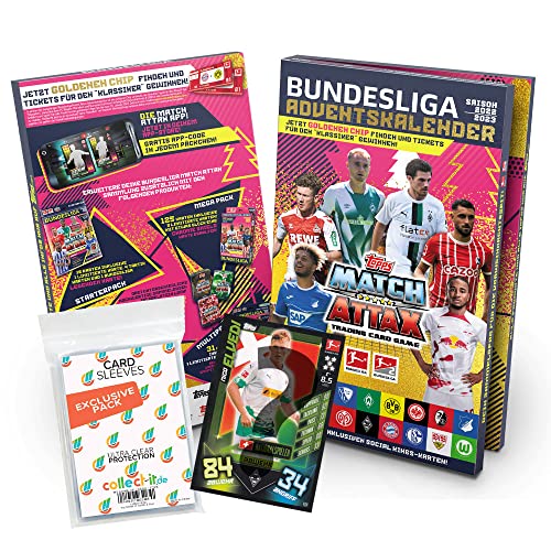 collect-it.de MY HOME OF CARDS + TOYS Exklusive Aufbewahrungshüllen im Bundle mit Topps Match Attax Bundesliga 2022/23 - Adventskalender von collect-it.de MY HOME OF CARDS + TOYS