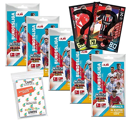collect-it.de MY HOME OF CARDS + TOYS Exklusive Aufbewahrungshüllen im Bundle mit Topps Match Attax EXTRA Bundesliga 2021/22-5 Blister + 2 seltene Nationalspieler Karten collect-it.de MY HOME OF CARDS + TOYS Exklusive Aufbewahrungshüllen im Bundle mit Topps Match Attax EXTRA Bundesliga 2021/22-5 Blister + 2 seltene Nationalspieler Karten von collect-it.de MY HOME OF CARDS + TOYS
