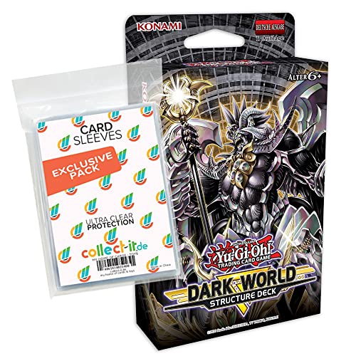 collect-it.de MY HOME OF CARDS + TOYS Exklusive Sleeves im Bundle mit Yu-Gi-Oh! Structure Deck Dark World - 1 Deck - Deutsch von collect-it.de MY HOME OF CARDS + TOYS