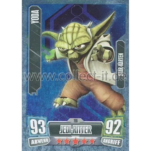 collect-it.de MY HOME OF CARDS + TOYS FA2-196 - YODA - Jedi-Ritter - Die Republik - Star-Karte - Serie 2 (2011) von collect-it.de MY HOME OF CARDS + TOYS